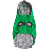 Reversible Elasto-Fit Raincoat, Green - Dog Clothes - 3 - thumbnail