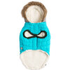 Winter Sailor Parka, Aqua - Dog Clothes - 3