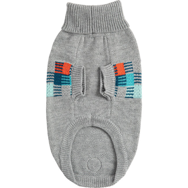 Winter Sailor Sweater, Grey Mix - Dog Clothes - 3