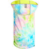 Reversible Raincoat, Neon Yellow With Tie Dye - Dog Clothes - 3