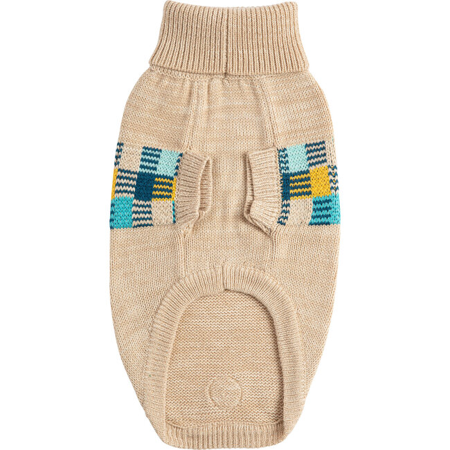 Winter Sailor Sweater, Oatmeal Mix - Dog Clothes - 3