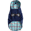 Reversible Elasto-Fit Raincoat, Navy - Dog Clothes - 3