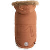 Elasto-Fit Urban Dog Parka, Caramel - Dog Clothes - 1 - thumbnail