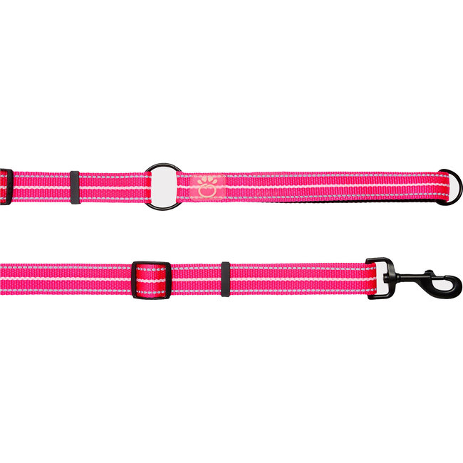 Eezy-6 Reflective Leash, Neon Pink