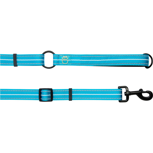 Eezy-6 Reflective Leash, Neon Blue - Collars, Leashes & Harnesses - 1