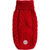 Chalet Dog Sweater, Red - Dog Clothes - 1 - thumbnail