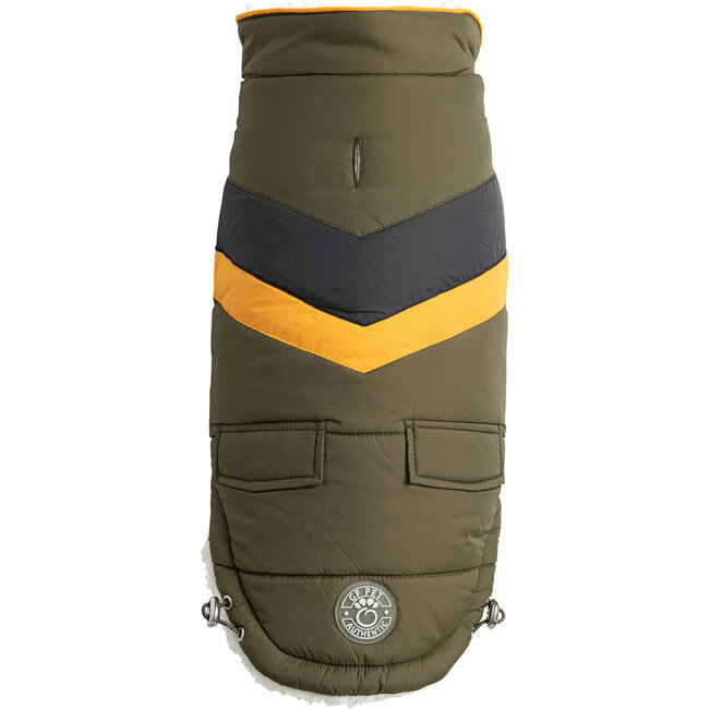 Alpine Puffer, Dark Khaki