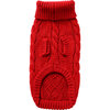 Chalet Dog Sweater, Red - Dog Clothes - 3 - thumbnail