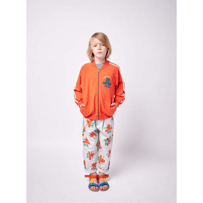 Sweatshirt I'm Poet Zipped, Orange - Sweatshirts - 2