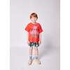 I'm Poet Sleeve Tee, Red - T-Shirts - 2