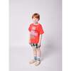 I'm Poet Sleeve Tee, Red - T-Shirts - 3