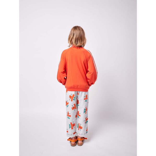Sweatshirt I'm Poet Zipped, Orange - Sweatshirts - 4