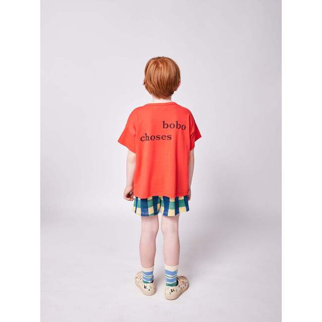 I'm Poet Sleeve Tee, Red - T-Shirts - 4