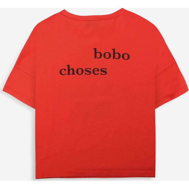 I'm Poet Sleeve Tee, Red - T-Shirts - 5