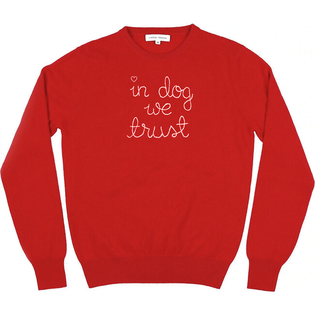 Pride+Groom X Lingua Franca Women's Crewneck Cashmere Sweater - Sweaters - 1