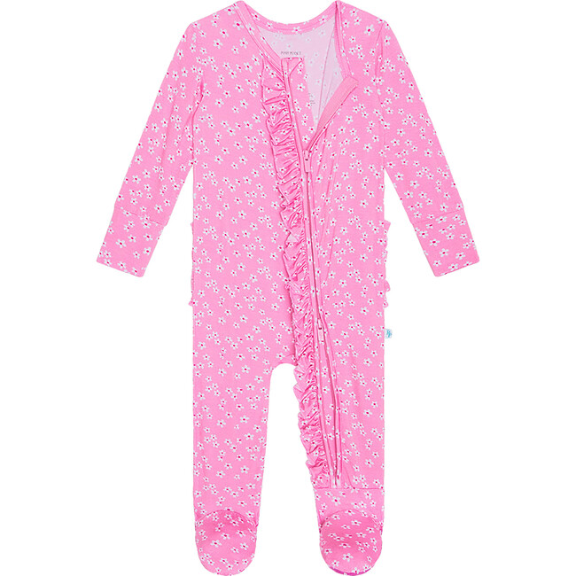 Footie Ruffled Zippered One Piece, Birdie Mae - Onesies - 2