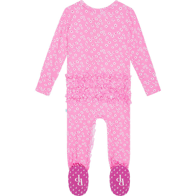 Footie Ruffled Zippered One Piece, Birdie Mae - Onesies - 3