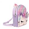 Miss Gwen Ombre Glitter Mini Backpack, Purple - Backpacks - 2