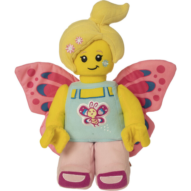 LEGO® Minifigure Butterfly Girl with Flowers 12" Plush Character - Plush - 1