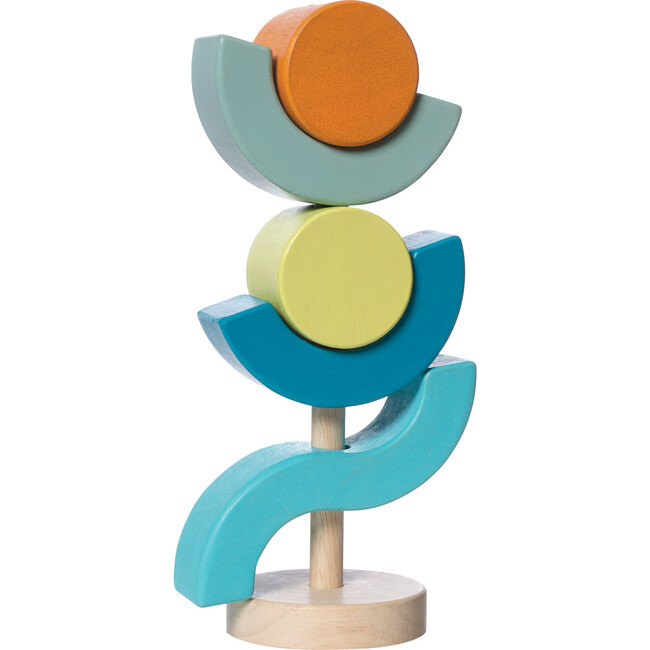 Boom Shock-a-Locka Wooden Stacking Toy - Stackers - 3