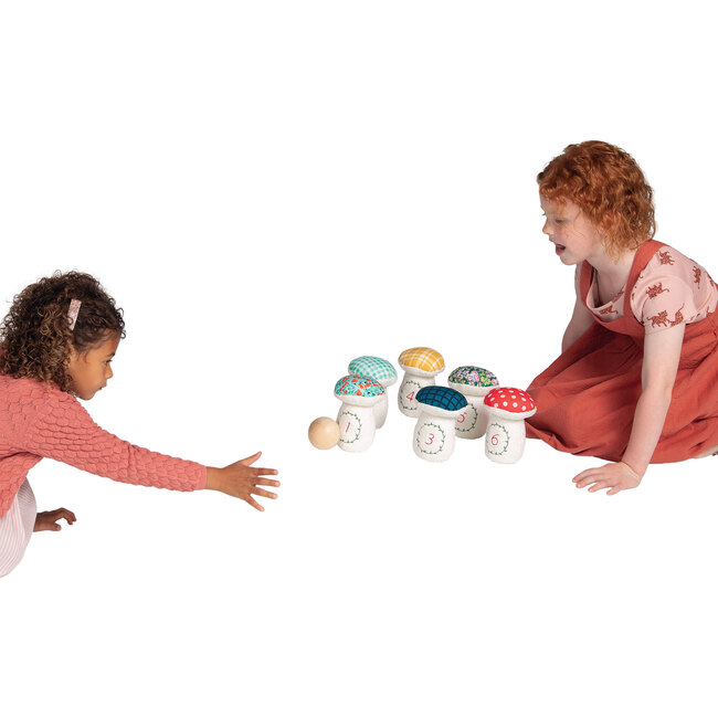 Decorative 8-Piece Soft Toadstool Junior Bowling Set - Role Play Toys - 4