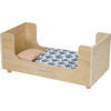 Sleep Tight Wooden Play Sleigh Bed for Dolls and Stuffed Animals - Plush - 1 - thumbnail