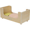 Night Night Wooden Play Sleigh Bed for Dolls and Stuffed Animals - Plush - 2
