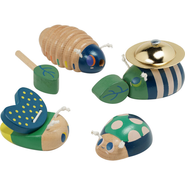 Folklore Quartet Musical 4-Piece Wooden Toy Set
