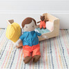 Sleep Tight Wooden Play Sleigh Bed for Dolls and Stuffed Animals - Plush - 3