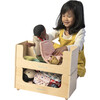 Night Night Wooden Play Sleigh Bed for Dolls and Stuffed Animals - Plush - 5