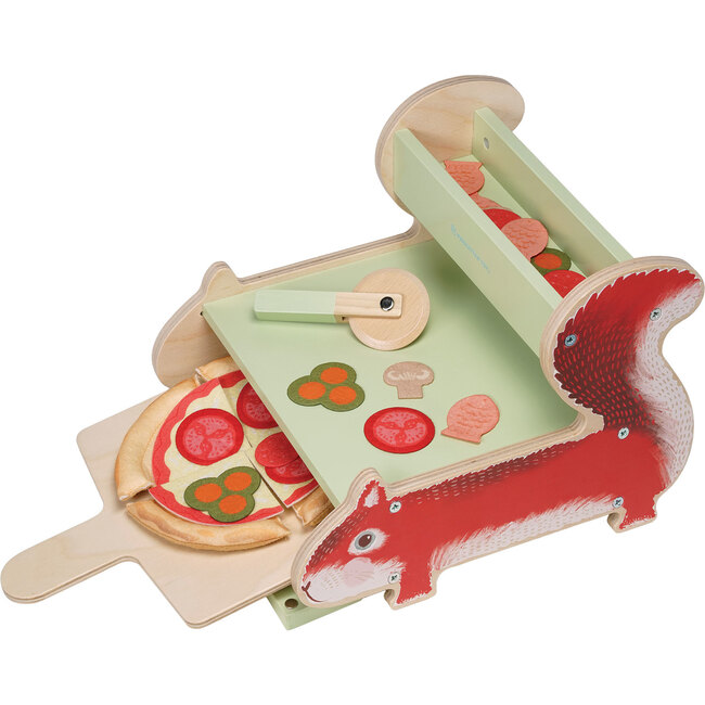 Nutty Squirrel Pizzeria Pretend Play Cooking Toy Set - Play Food - 1