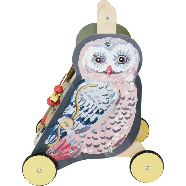 Wildwoods Owl Wooden Toddler Pushcart - Woodens - 3