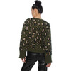 Women's Wyona Sweater, Dark Olive Noir and Camel - Sweaters - 4