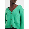 Women's Marcella Cardigan, Classic Green - Cardigans - 5