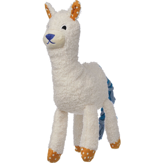Shakers Salt Llama Under Stuffed Squeaker Dog Toy with Knotted Tail - Pet Toys - 2