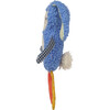 Squinkles Sunny Sherpa-Style Soft Squeaker Blue Dog Toy with Fabric Appendages - Pet Toys - 2