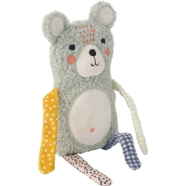 Squinkles Sam Sherpa-Style Soft Squeaker Dog Toy with Fabric Appendages - Pet Toys - 4