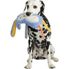 Squinkles Sunny Sherpa-Style Soft Squeaker Blue Dog Toy with Fabric Appendages - Pet Toys - 6 - thumbnail