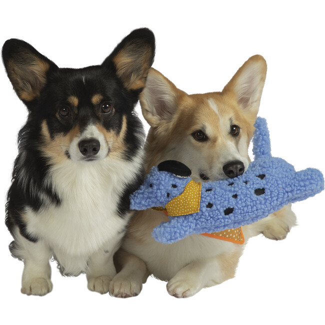 Leapin' Louie Sherpa-Style Soft Squeaker Dog Toy - Pet Toys - 5