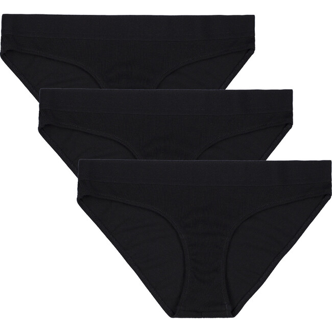 Women's Maya Knicker Three Pack, Black - Underwear - 1