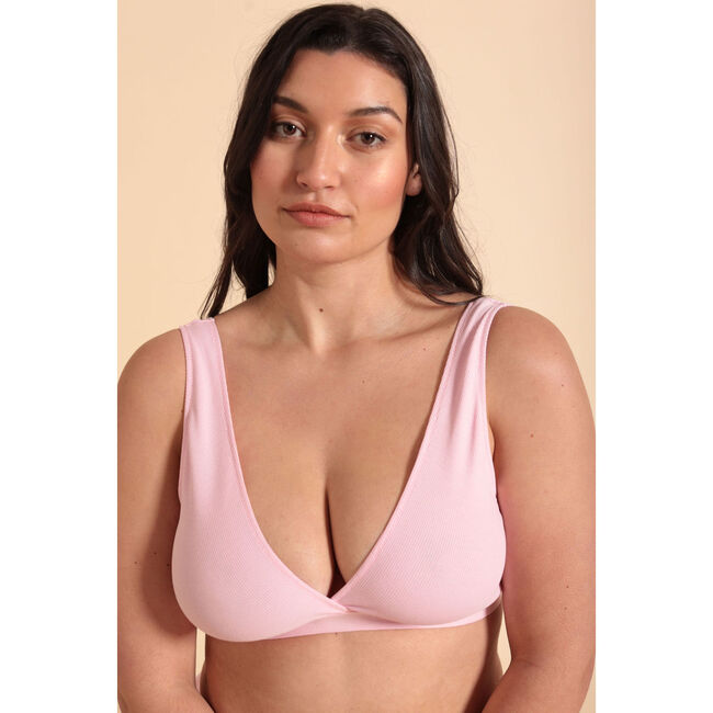 Women's Maya Crop Top Two Pack, Teracotta & Pink - Bras - 5