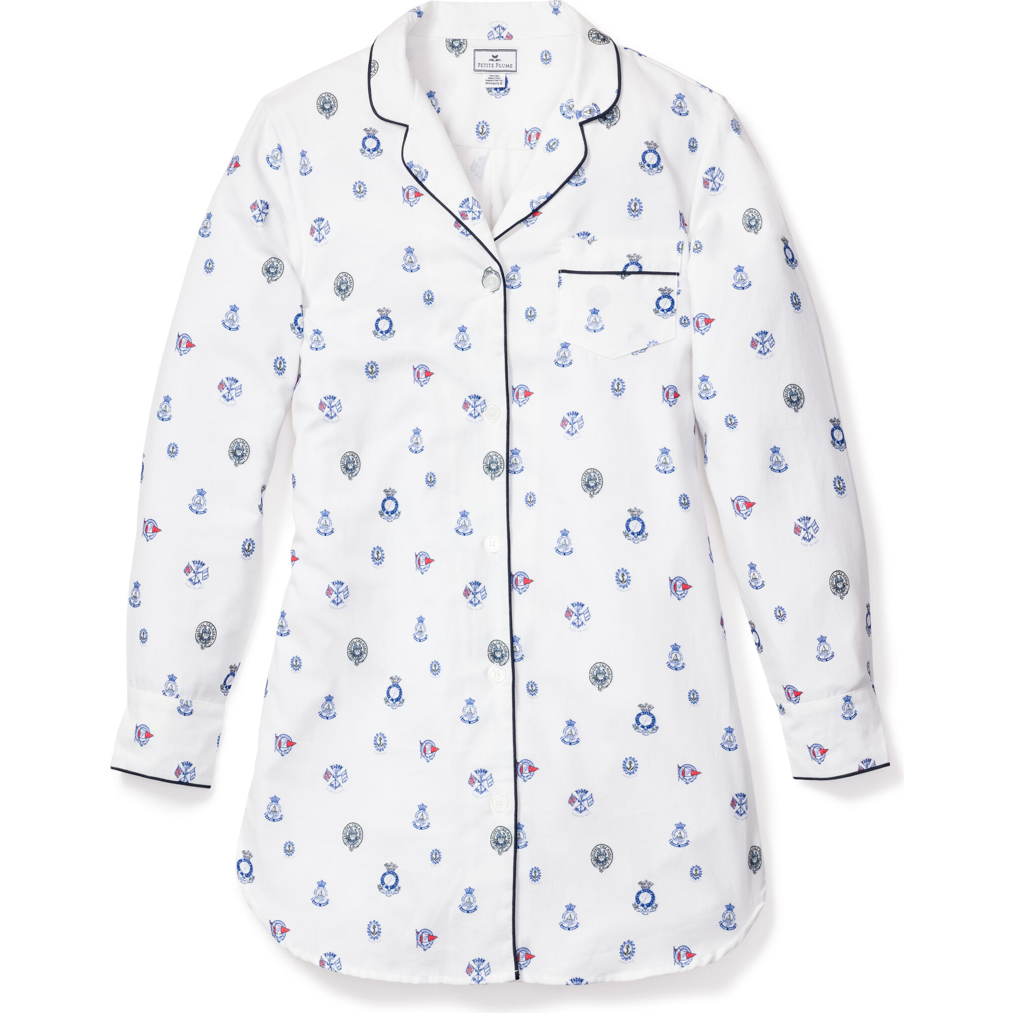 Women's Nightshirt, Regal Crests - Pajamas - 1
