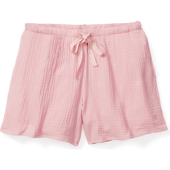Women's Drawstring Shorts, Pink Gauze