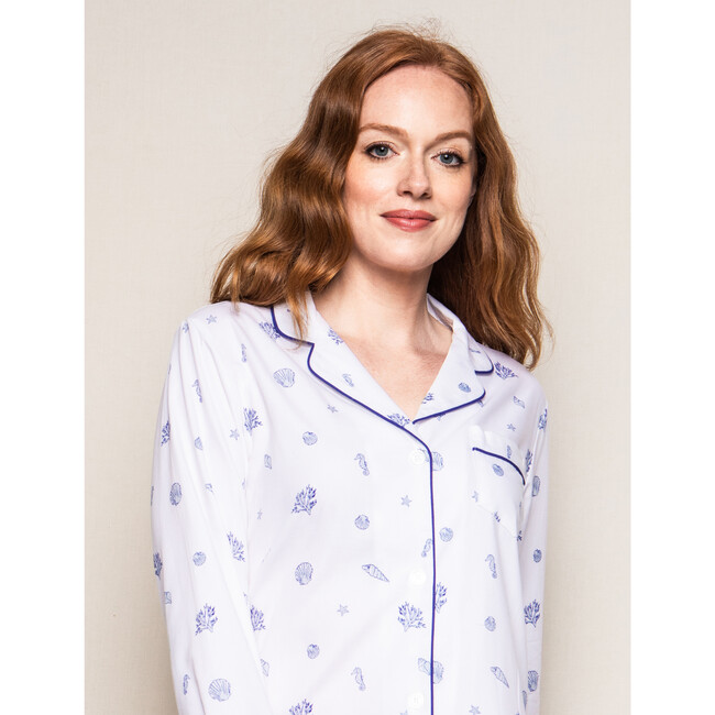 Women's Nightshirt, Suffolk Seashells - Pajamas - 3