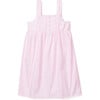 Women's Charlotte Nightgown, Pink Gingham - Pajamas - 1 - thumbnail