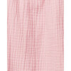 Women's Drawstring Pants, Pink Gauze - Pants - 5