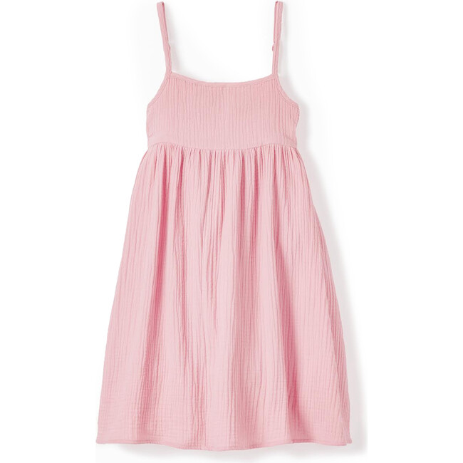 Serene Nighdress, Pink Gauze - Dresses - 1