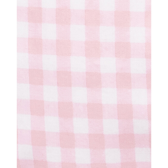 Ruffled Romper, Pink Gingham - Rompers - 4