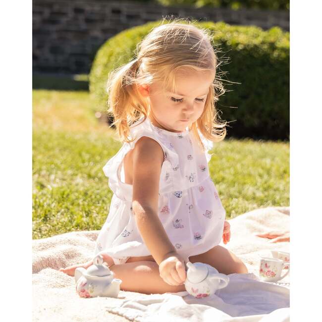 Ruffled Romper, High Tea - Rompers - 3