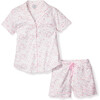 Women's Short Sleeve Short Set, Dorset Floral - Pajamas - 1 - thumbnail